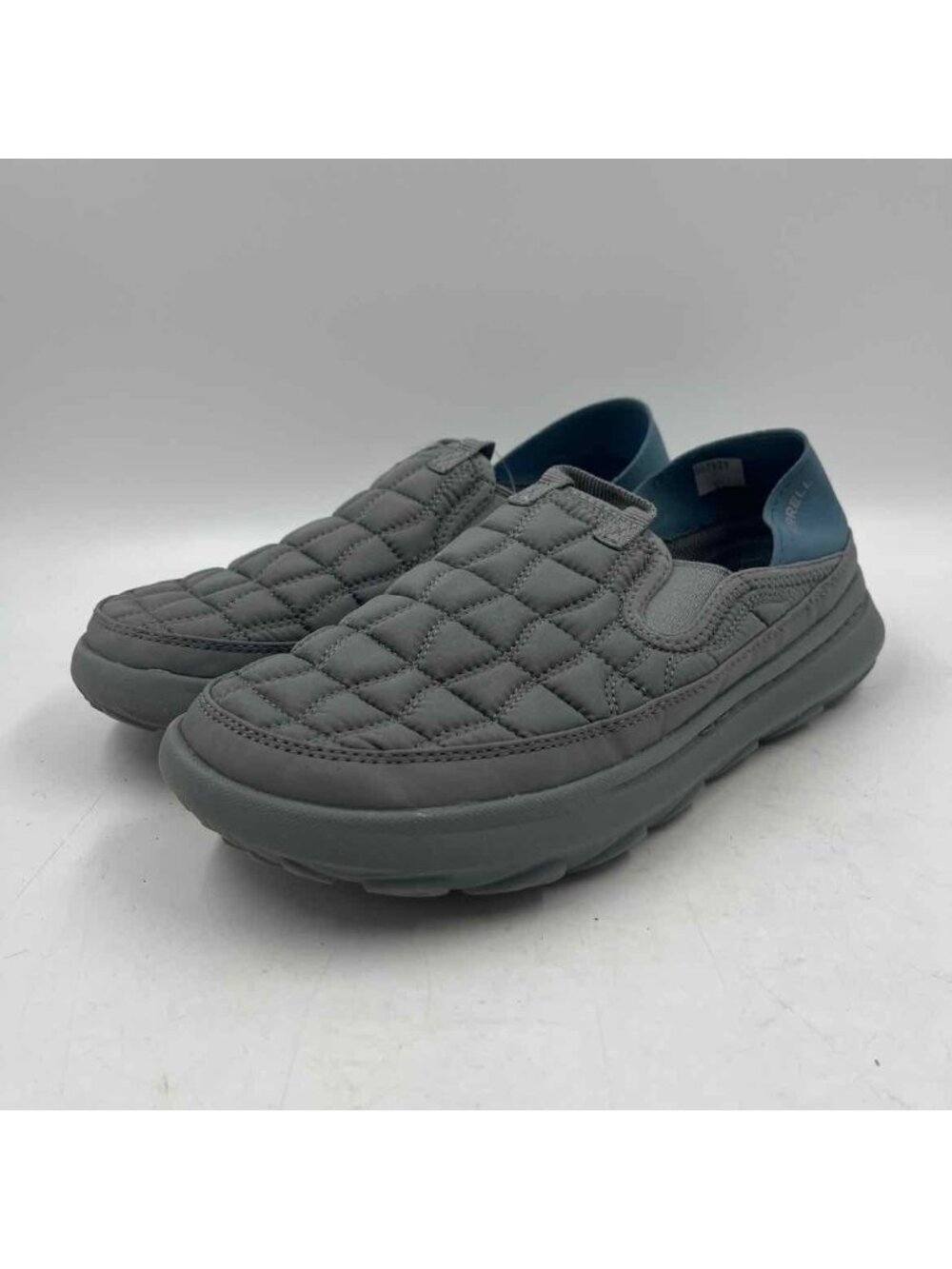 Merrell Slip On Casual Men's Shoe Size 7 Gray Quilted Shoes